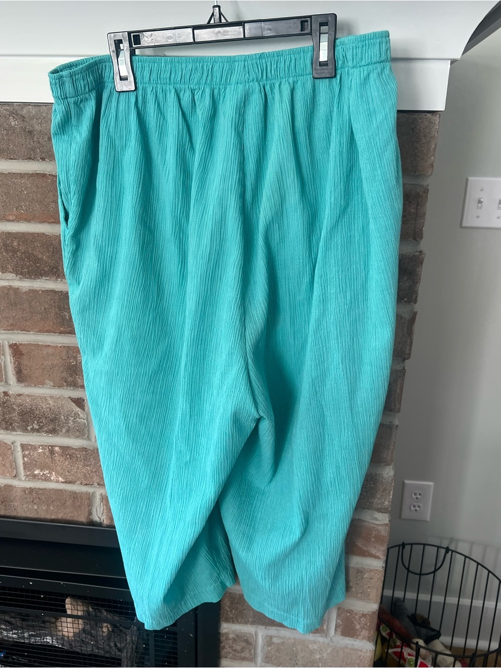 Allison Daley Teal Elastic-Waist Pull-On Pants - Picture 3 of 3
